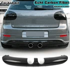 Carbon diffuser for VW Golf 5 R32 05-07 spoiler rear apron attachment rear diffuser