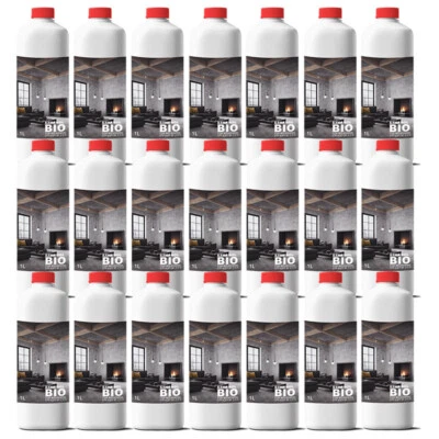 DTP-SOFT 30l Bioethanol Premium 100% für Bio Alkohol für Kamin 30 x 1 Liter