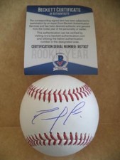 RENATO NUNEZ BALTIMORE ORIOLES ROOKIE YEAR SIGNED M.L. BASEBALL BECKETT R07307