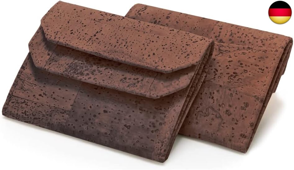 leichte Kork-Geldbörse mit RFID-Schutz stylish
