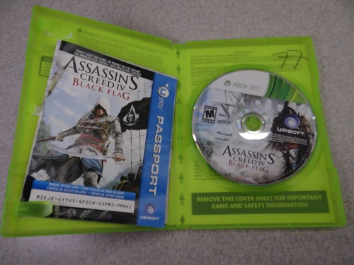 Assassin's Creed IV: Black Flag (Microsoft Xbox 360, 2013) - 2 Discs -