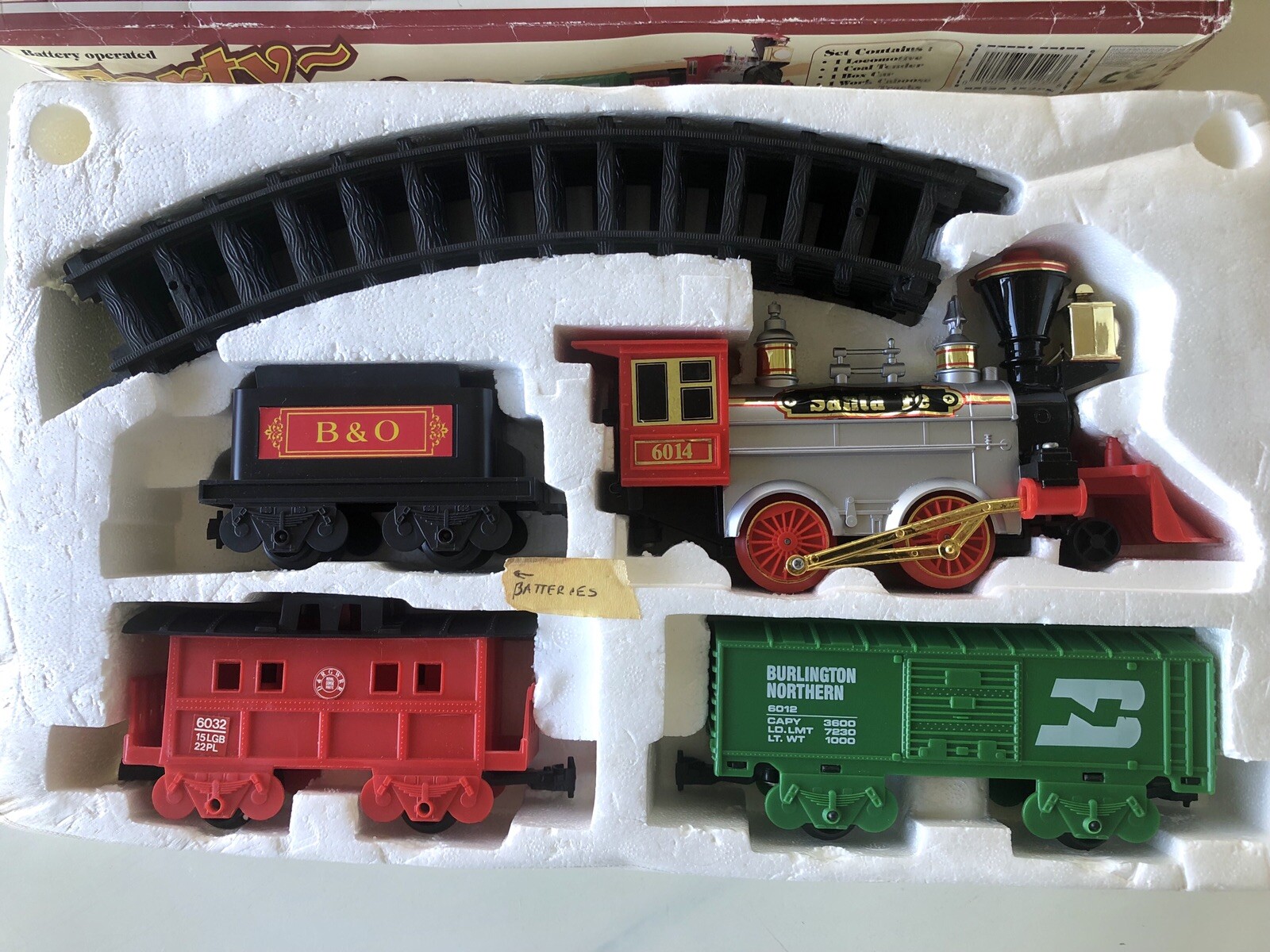 steam powered toy train