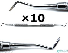 10  Dental Excavator 63/64, Restorative Double Ended Endo Spoon 1.5mm Instrument