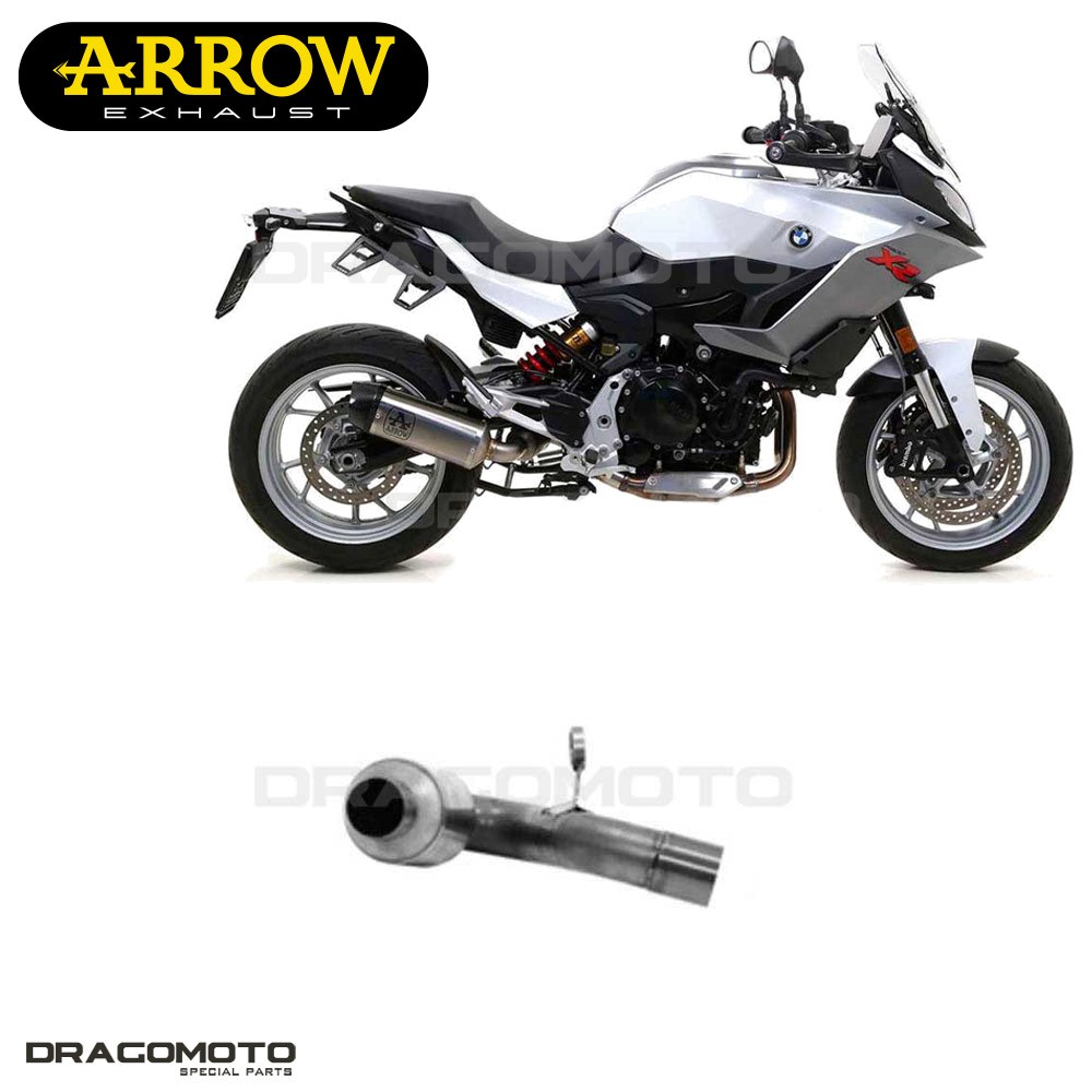 Tuyaux de raccordement ARROW RC BMW F 900 XR 2021 finition titane brossé