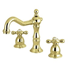 Kingston Brass KS197.AX Heritage 1.2 GPM Widespread Bathroom - Brass