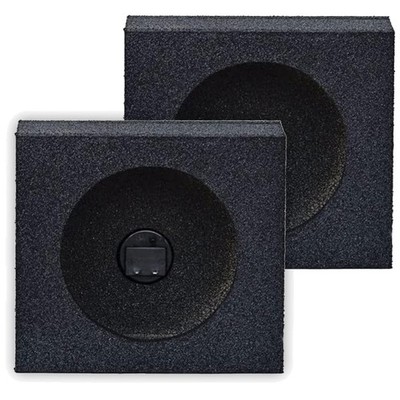 QPower Single 6.5-Inch Car Speaker Enclosures - Set of 2