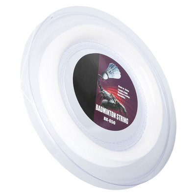 White Strings Racket (White)0.72mm 200m Badminton Racquet String Nylon Badminton Training ...