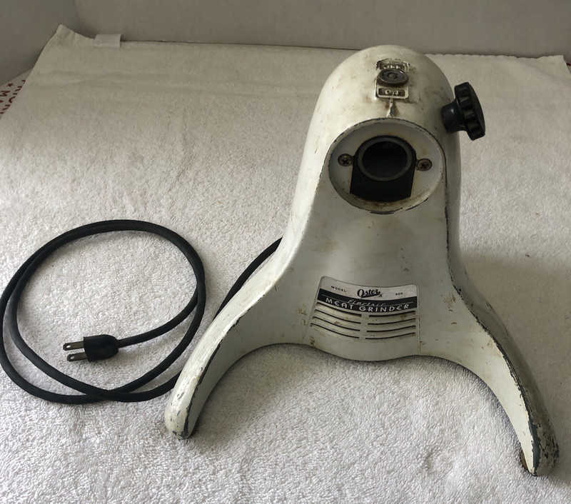 Vintage Oster Electric Meat Grinder Model 505 Bass Motor Parts only Not working