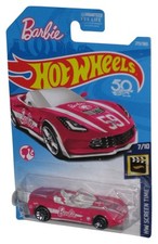 Hot Wheels Barbie HW Screen Time 7/10 2017 Pink '14 Corvette Stingray Toy Car