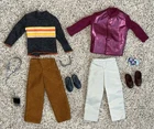 2 Barbie Ken Fashion Avenue Doll Sets B3221 & #25752 Date Night - Incomplete VTG