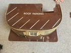 Vintage Rare Triang  Minic Wooden Garage With Ramp & Car park And Petrol Pumps