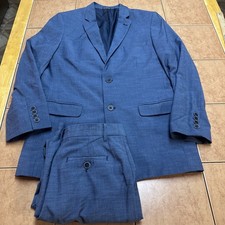 Calvin Klein Boys 2-Piece Suit Set Blue Sz 20 Blazer Jacket Pants 28 x 29