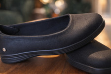 SKECHERS black Blue  5 Air Cooled Goga Mat Quick-Fit Slip-On