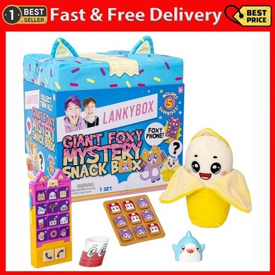 LankyBox Giant Foxy Surprise Snack Box Mystery Blind Box 5 Fun Surprises Inside