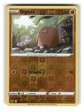 Diglett - 092/202 - LP - SWSH01: Sword Shield Base Set - Reverse Holofoil