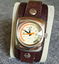 ArmbanduhrenDiesel DZ-2022Quarz Analog Edelstahl eckig 10 ATM Lederarmband