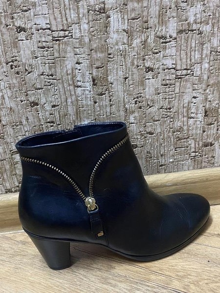 Women Gabor Ankle Boots Black Leather 36