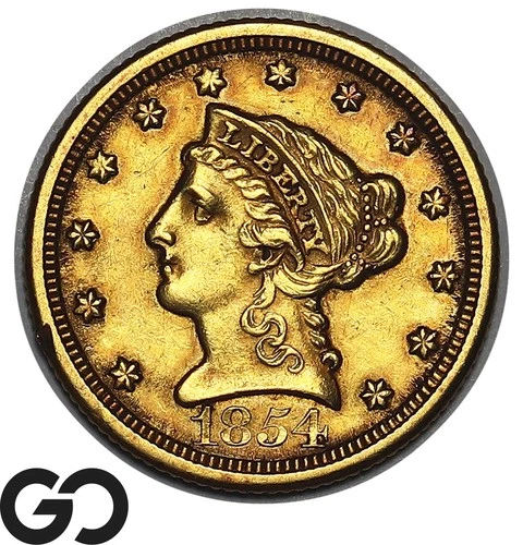 1854-O Gold Dollar — photo from the most recent tracked eBay sale