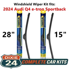 Rain-X Longitude Wiper Kit fits: 2024 Audi Q4 e-tron Sportback (28" & 15")