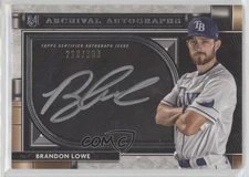 2021 Topps Museum Collection Archival 220/300 Brandon Lowe #AA-BL Auto 0qh8