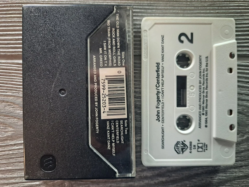 John Fogerty Centerfield Cassette 1985 Warner Bros Foto 4 de 4