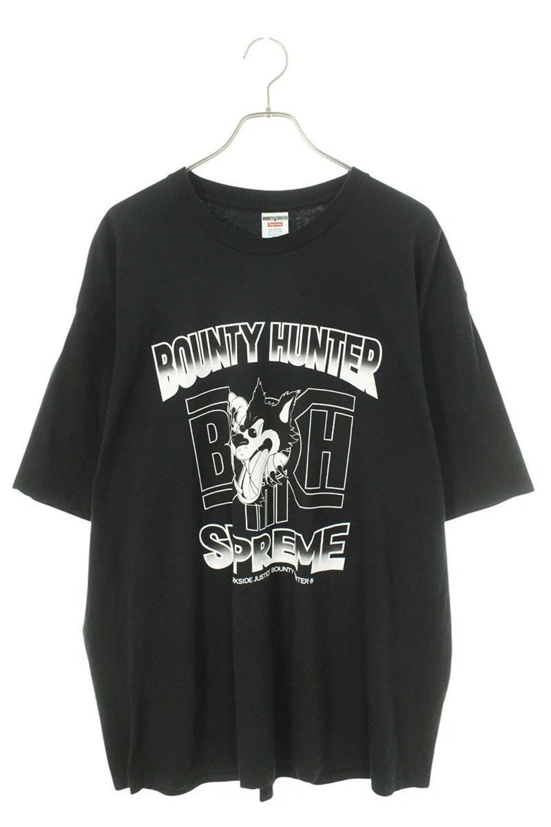 T shirt Supreme Bounty Hunter taille XXL 23AW Bounty Hunter Wolf Tee imprimé loup
