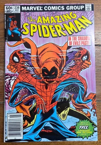 Amazing Spider-Man #238 Newsstand Tattooz Intact 1st Hobgoblin Marvel 1983 FN/VF