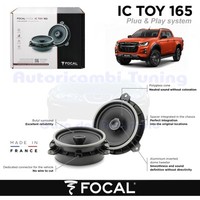 "Focal IC TOY 165 Plug & Play Coaxial Heck Lautsprecher 2-Wege Schwarz 6,5\" 4 Ω"