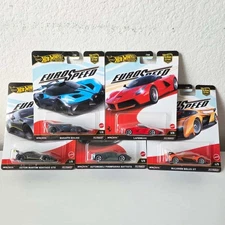 Hot Wheels EURO SPEED LAFERRARI, BUGATTI, ASTON MARTIN, PININFARINA, McLAREN