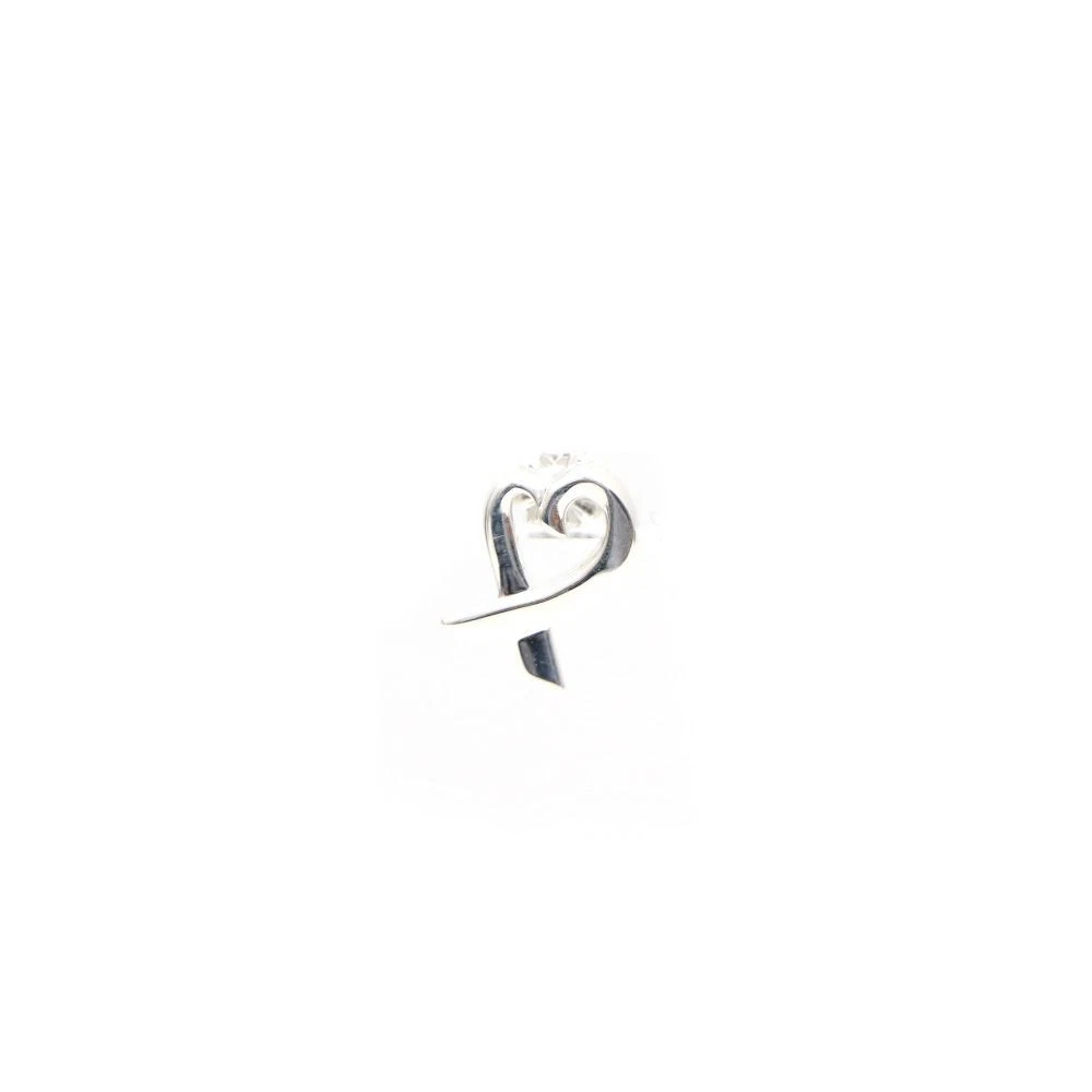 Tiffany & Co Loving Heart Ohrringe aus Silber 1 cm 1.5 cm (0.4 0.6 162029528 [U]