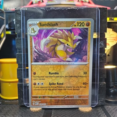 Sandslash 151 Reverse Holo Pokémon TCG 028/165 Scarlet & Violet Uncommon