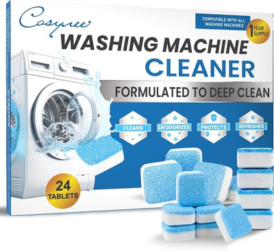 #ad #ad Washing Machine Cleaner Descaler 24 Pack Deep Cleaning Tablets For HE Front $12.77
