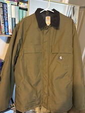 Carhartt Extreme Arctic Quilted Jacket Adult XL Bark Green Full Zip