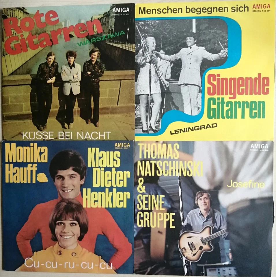 20 rare DDR VEB Amiga Jukebox Vinyl Singles 1970 bis 74 Schlager Ostalgie Pop - Bild 4 von 4