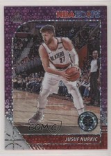2019-20 Panini NBA Hoops Premium Stock Purple Disco Prizm Jusuf Nurkic #162 rt6