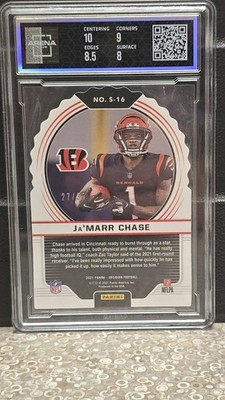 2021 Panini Obsidian Supernova Ja'Marr Chase #S-16 RC /35 Arena