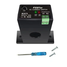 AC Current Sensing Switch,Current Sensing Relay 0-100A Normally Open Current ...