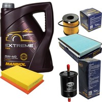 SCT Inspektionspaket 5L Mannol Extreme 5W-40 FüR Peugeot 307 1.6 16V 1.4