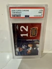 Topps 2008 Chrome NFL Dynasties Tribute Tom Brady #DYNC-TB PSA 9 Patriots