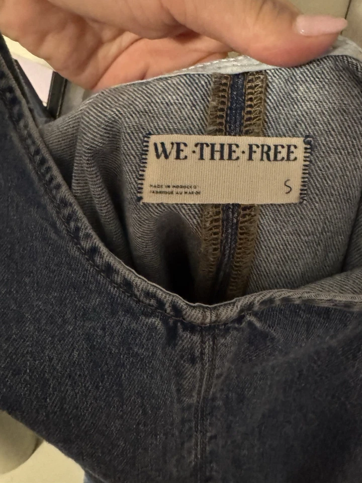 Vestido Falda Vaquera Free People We the Free High Roller Talla S Foto 3 de 4