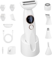 Bikini Trimmer for Women, Electric Razors Silk Skin 5-in-1, IPX7...