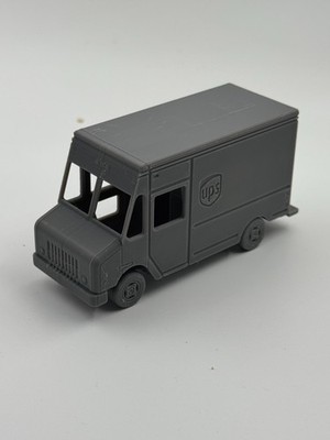 N Scale (1:160)  UPS Delivery Truck Model   Brown Parcel Van- 3D Printed