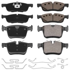 Front Rear Ceramic Brake Pad Kit For Land Rover Jaguar F-Pace Discovery Sport XE