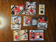 New Jersey Devils jersey and signed card lot