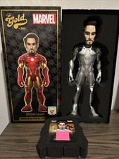 FUNKO EXCLUSIVE MARVEL Gold 18” Iron Man LE 650 Silver