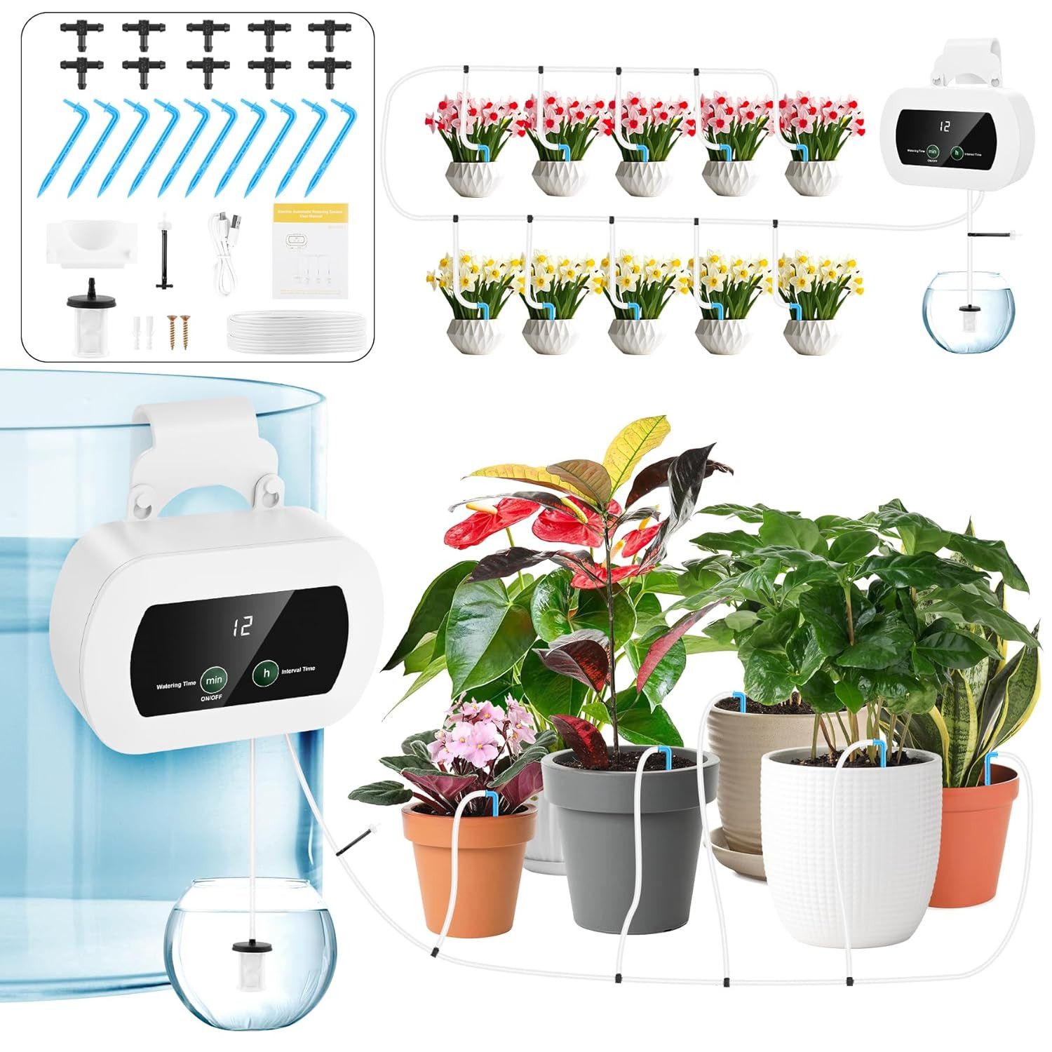 Vacanza Serena? Kit Irrigazione Automatica per i Tuoi Fiori