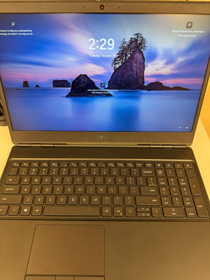Dell Precision 7560 Win 11 Pro i7-11850H 2.5GHz 32GB RAM, 1TB, Nvidia RTX A2000 