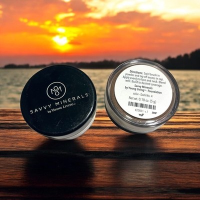 2 PACK -Young Living Savvy Minerals Eyeshadow Residual Makeup