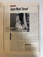 1993 Jayne Mansfield Vintage Article Ephemera ART2