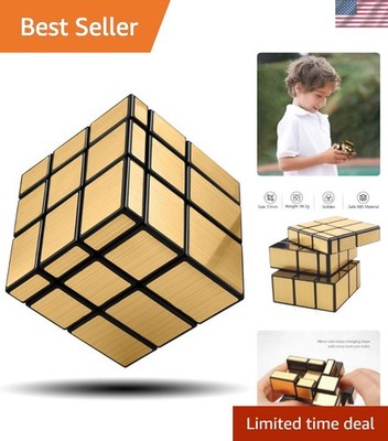 Shengshou Mirror Cube 3x3 Speed Cube Gold Mirror Blocks Cube 3x3x3 Different ...